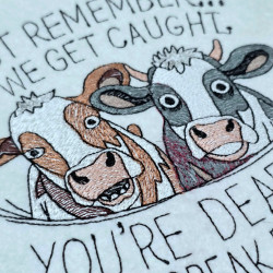 Funny Farm Cow Quote