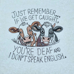 Funny Farm Cow Quote