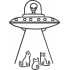Alien Spaceship Abducting Cats