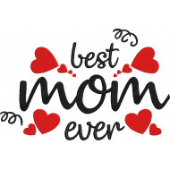 Best Mom Ever Wordart