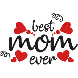 Best Mom Ever Wordart