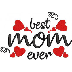Best Mom Ever Wordart