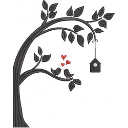 Bird House On A Tree
