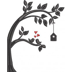 Bird House On A Tree