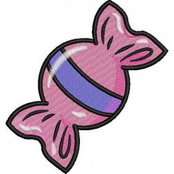 Candy Embroidery Design