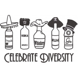 Celebrate Diversity Embroidery Pattern