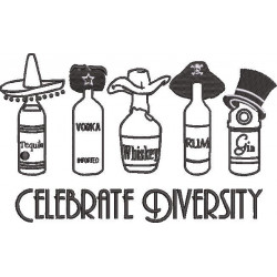 Celebrate Diversity Embroidery Pattern