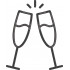 Champagne Glass Embroidery Pattern