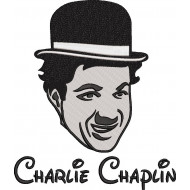 Charlie Chaplin Embroidery Pattern