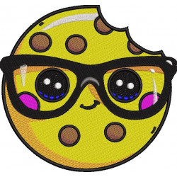 Cookie In Glasses Embroidery Pattern