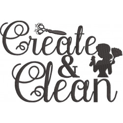 Create and Clean Embroidery Pattern