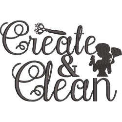 Create and Clean Embroidery Pattern