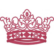Crown Embroidery Pattern