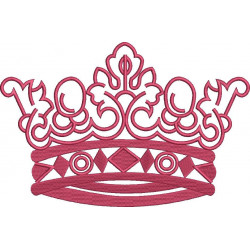 Crown Embroidery Pattern