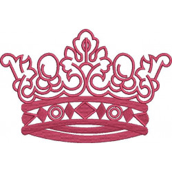 Crown Embroidery Pattern
