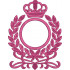 Laurel Crown Logo Embroidery Design