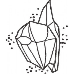 Crystal Stones Embroidery Pattern