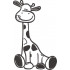 Cute Giraffe Embroidery Design