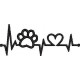 Dog Paw Heartbeat
