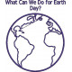 What Can We Do For Earth Day Embroidery Design