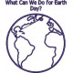 What Can We Do For Earth Day Embroidery Design