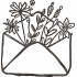Envelope Embroidery Design