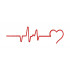 Heart Beat Embroidery Design