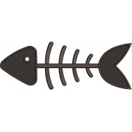 Bony Fish Embroidery Design
