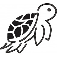 Flying Tortoise Embroidery Design