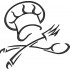 Fork And Spoon Embroidery Design