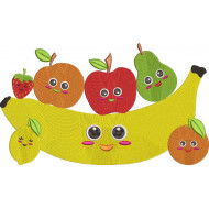 Fruits Embroidery Design