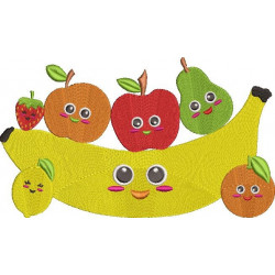 Fruits Embroidery Design