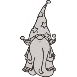 Gnome Embroidery Pattern