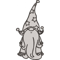 Gnome Embroidery Pattern