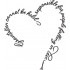  Gravitation Heart Quote Embroidery Design