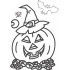 Halloween Jack O Lantern Outline Embroidery Design