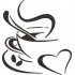 Coffee With Heart Embroidery Design 