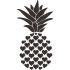 Hearts' Pineapple Embroidery Design 