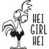Hei Girl Hei Embroidery Design