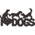 I Love Dogs Embroidery Design
