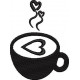 Cup Of Coffee With Heart Embroidery Design Cup Of Coffee With Heart Embroidery Design