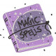 Magic Spells Book Embroidery Design
