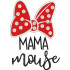 Mama Mouse Embroidery Design