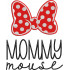 Mommy Mouse Embroidery Design