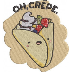 Oh Crepe Embroidery Design