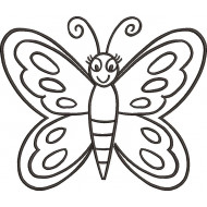 Cute Butterfly Embroidery Pattern