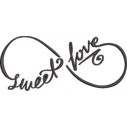 Sweet Love Embroidery Design