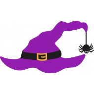 Witch Hat Embroidery Design