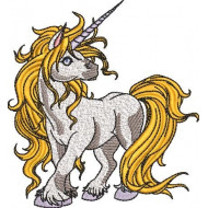 Golden Haired Unicorn