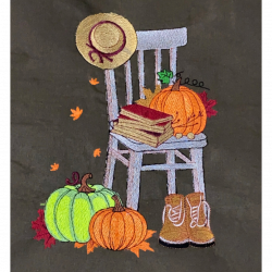 Fall Gardening Chair